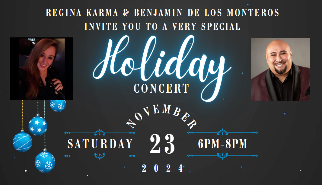 Performing live, Benjamin de los Monteros and Regina Karma