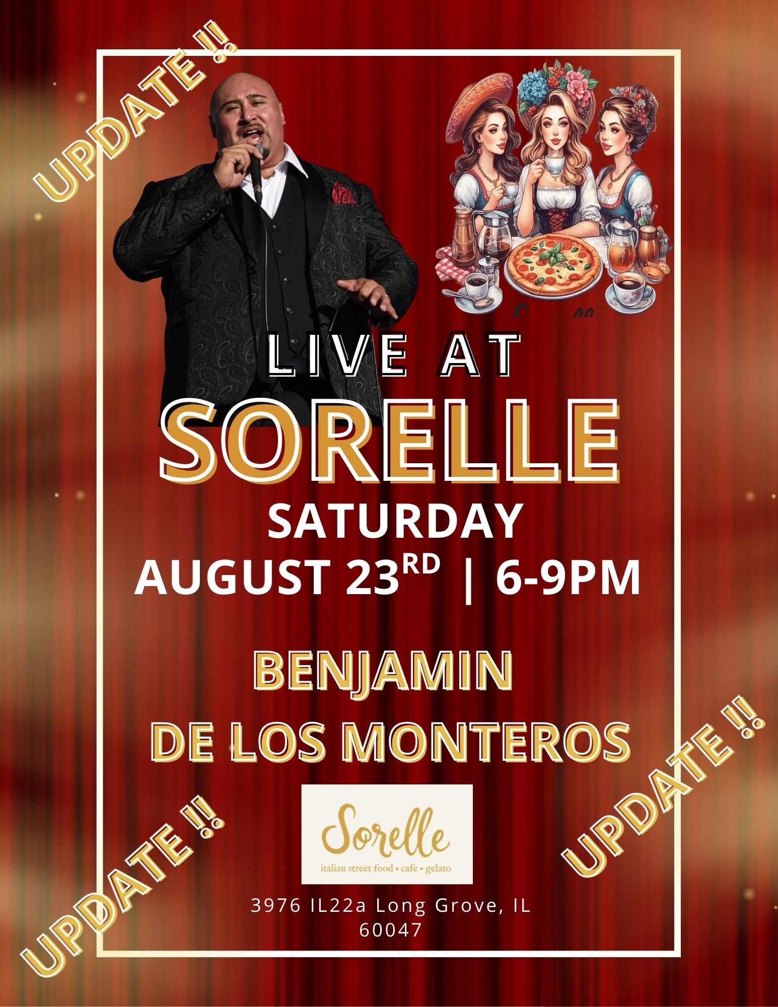 sorelle live performance La Villa Benjamin De los Monteros In Concert